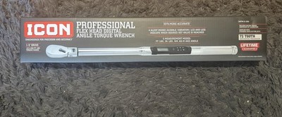 Icon DATW12-250 Flex Head Digital Angle Torque Wrench 1/2'' Drive - New