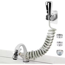Kitchen Sink Sprayer Hose Attachment with 79 In. H X 2 In. W X 2 In. D Recoil Ho