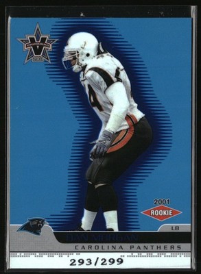 2001 Pacific Vanguard #108 Dan Morgan Blue #/299