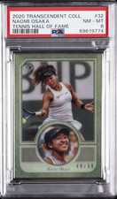 2020 TRANSCENDENT COLL TENNIS HOF #32 NAOMI OSAKA 49/50 PSA 8