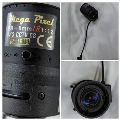 Mega Pixel 2.8-8mm IR 1:1.2 1/3 CCTV CS P-IRIS Lens Buy More Save More