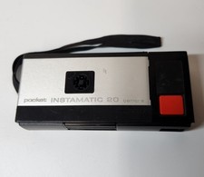 Vintage Kodak Pocket Instamatic 20 Camera Uses 110 Film Tested w/o Film Works