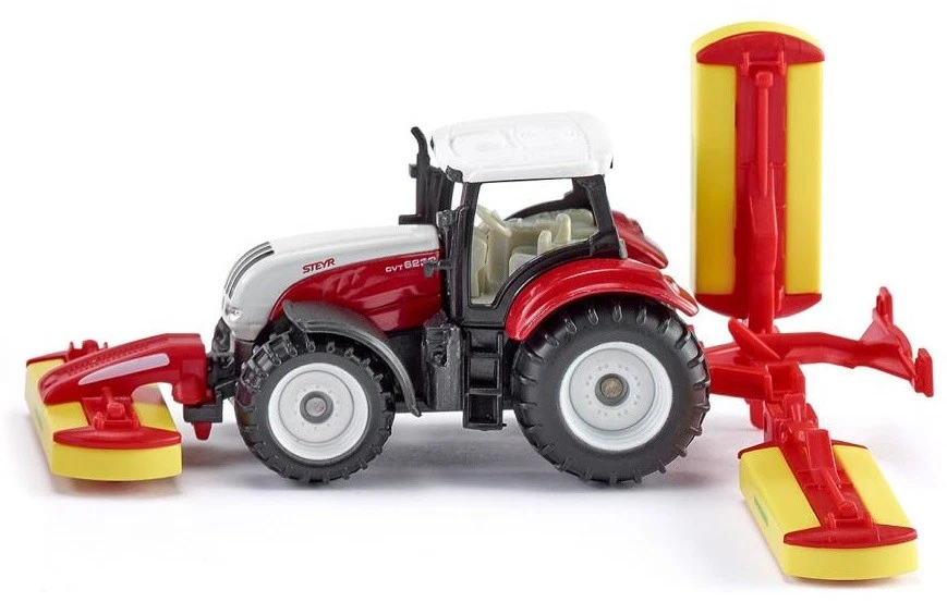 SIKU - Tracteur STEYR 6230 CVT avec groupe de fauche POTTINGER - 1/64 - SIK1672 - Photo 1/1