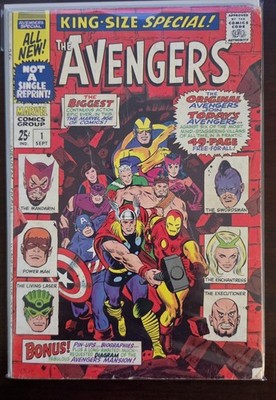 The Avengers Annual #1 VG (Marvel Comics September 1967)