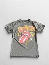Rolling Stones T-shirt Women  s Size S Color Gray And Red With Tour Dates