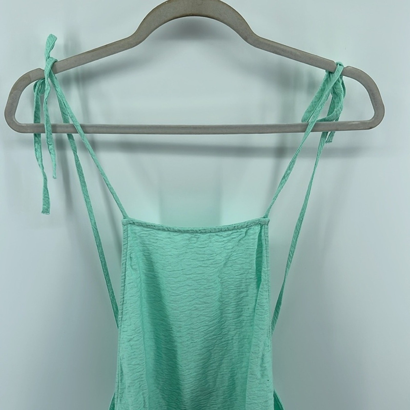 Onia Daphne leopard print pattern open back tie s… - image 2