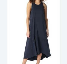 Sweaty Betty Ace Racerback Midi Dress Navy, Sz S