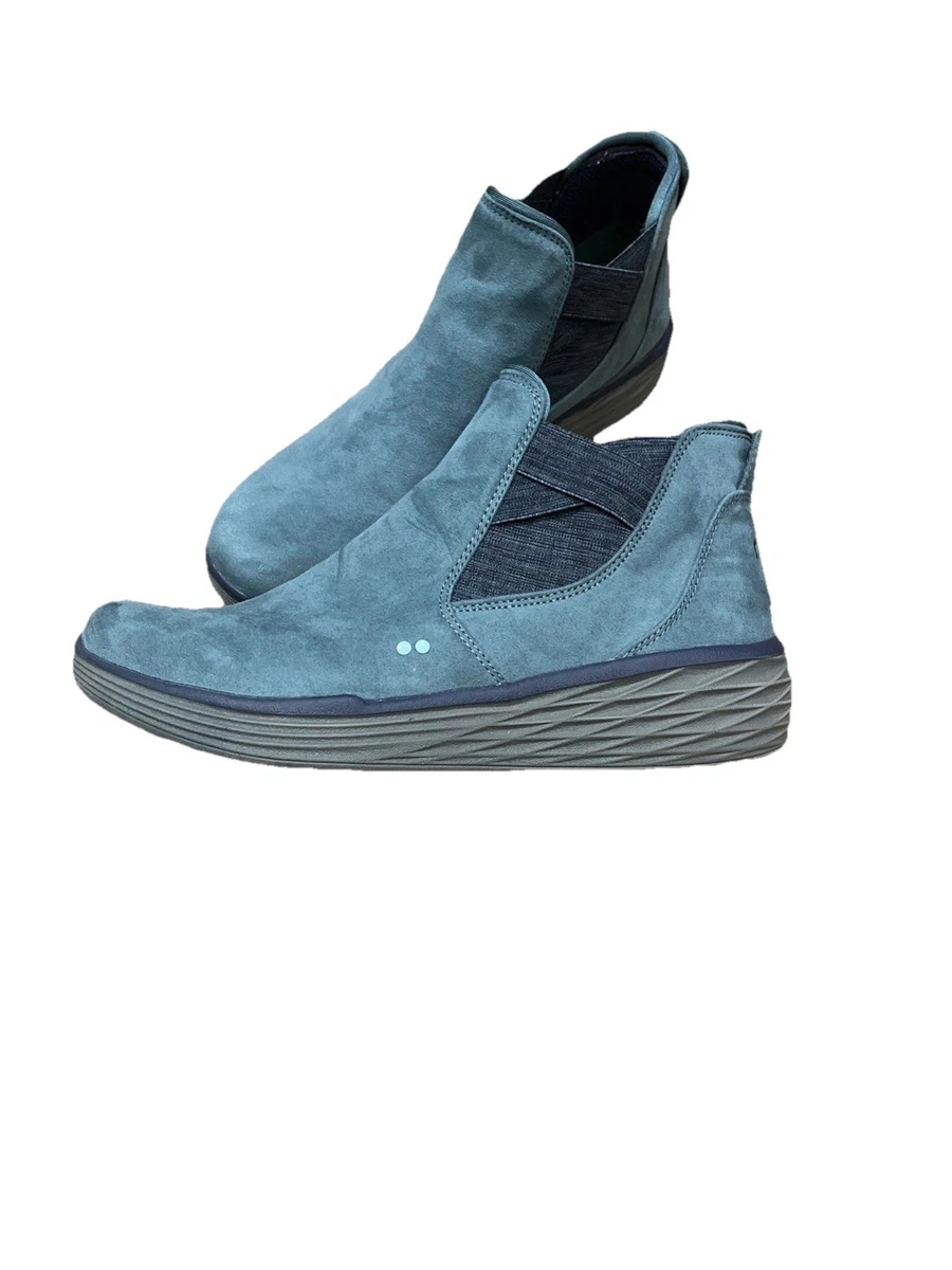 Botas Cortas RYKA Everest Para Mujer – Tejido Con Ribete De Piel Sintética – Plantilla Viscoelástica – Talla 9 Ancho Medio | Calzado Cómodo Para Diario