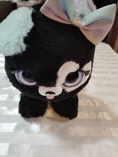 Present Pets Casey Dog Black Glitter Puppy Interactive Animated Plush Toy Works 