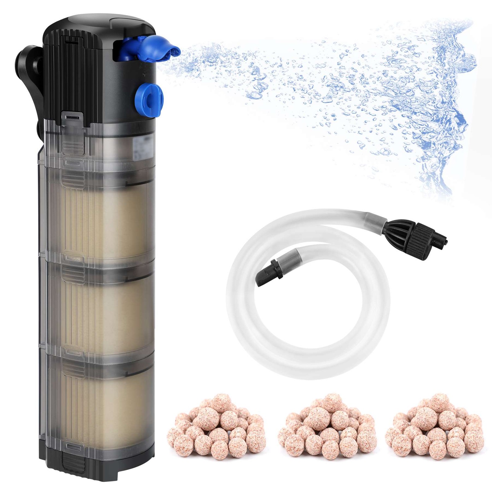 Filtro interno acquario filtro compatto filtro spugna acquari 500/1500L/H pompa DHL