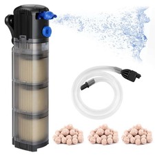 Aquarium Innenfilter Kompakt Filter Schwammfilter Aquarien 500/1500L/H Pumpe DHL