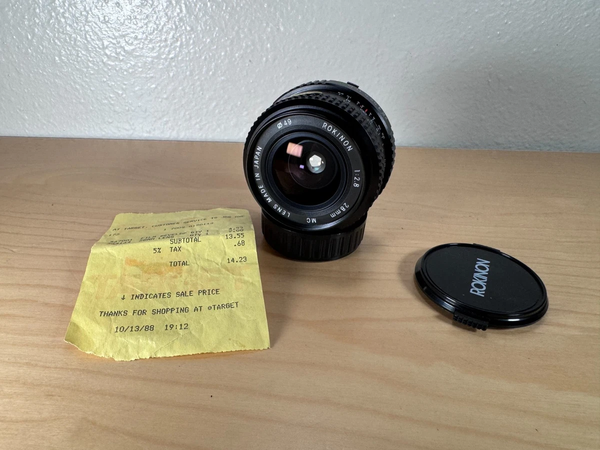 Minolta MD Minolta MD Camera Lenses 28mm Focal for sale | eBay