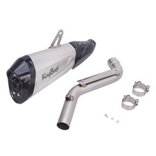 Kit de sistema de escape silenciador deslizable tubo de enlace medio para Voge 625DS DS624X 2025 2026