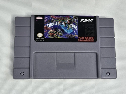 Teenage Mutant Ninja Turtles IV: Turtles in Time (Konami) - Super Nintendo SNES