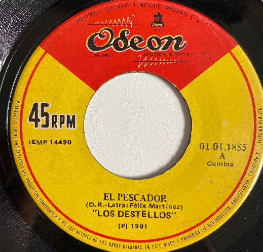Los Destellos ARECIBO 45RPM EX vinyl Perú DESCARGA PSYCH MEGA RARE SALSA FUNK - Image 3 of 4