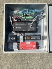 Used Campbell Scientific CR10X Wiring  Panel, PS12, COM210 Modem IMS 1201202-WH