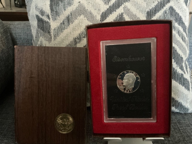 1971-S Eisenhower Proof Silver Dollar   - in sleeve