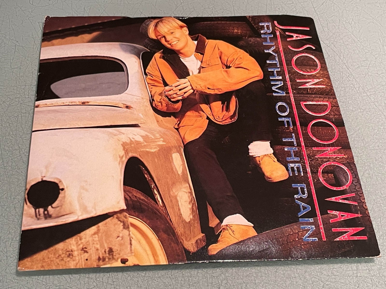 Jason Donovan - Rhythm of The Rain - Vinyl Record 7"" Single - 1990 PWL 60