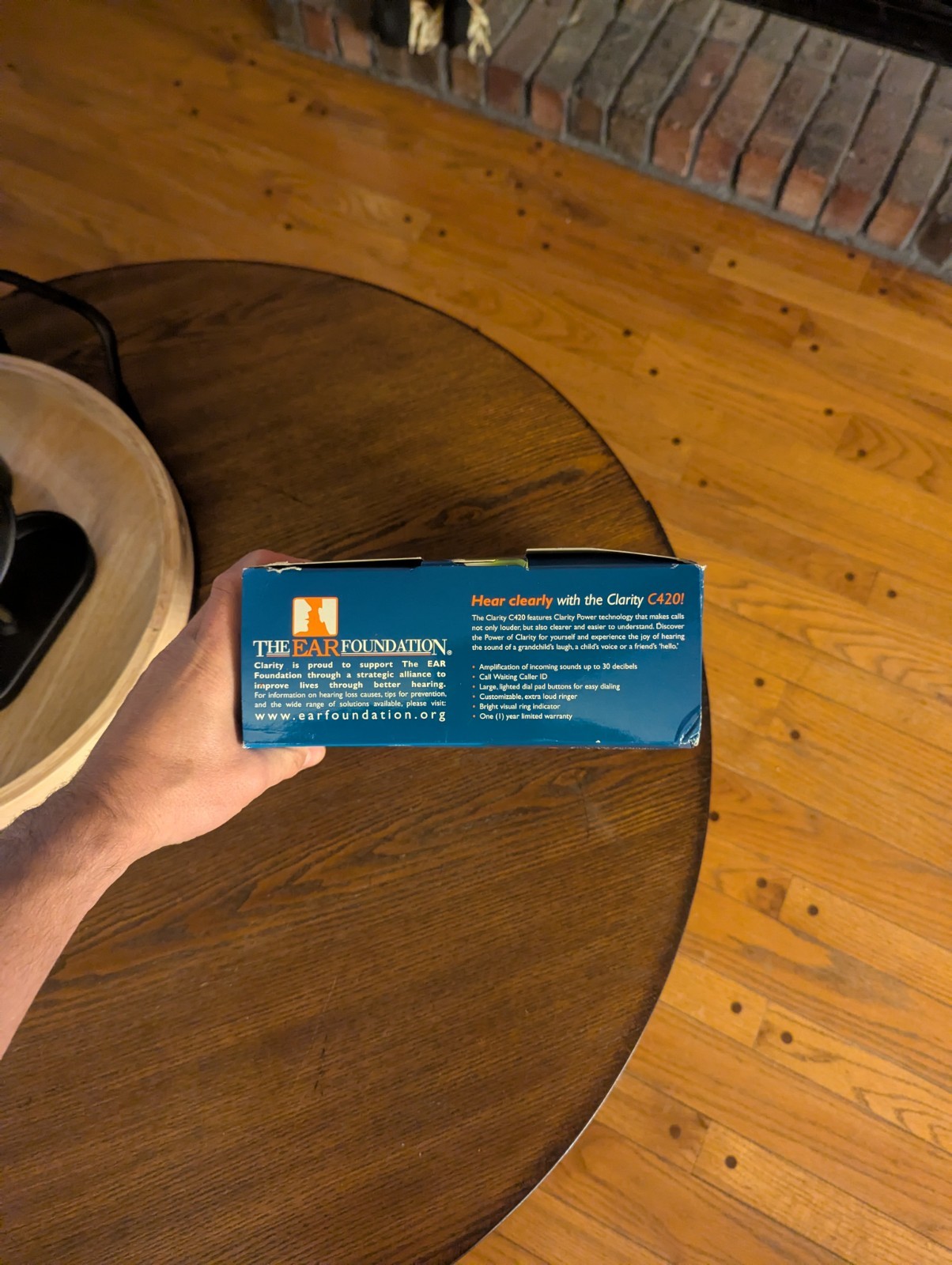 Clarity C420 Amplified Cordless Telephone, Caller ID, Call Waiting (Brand New)