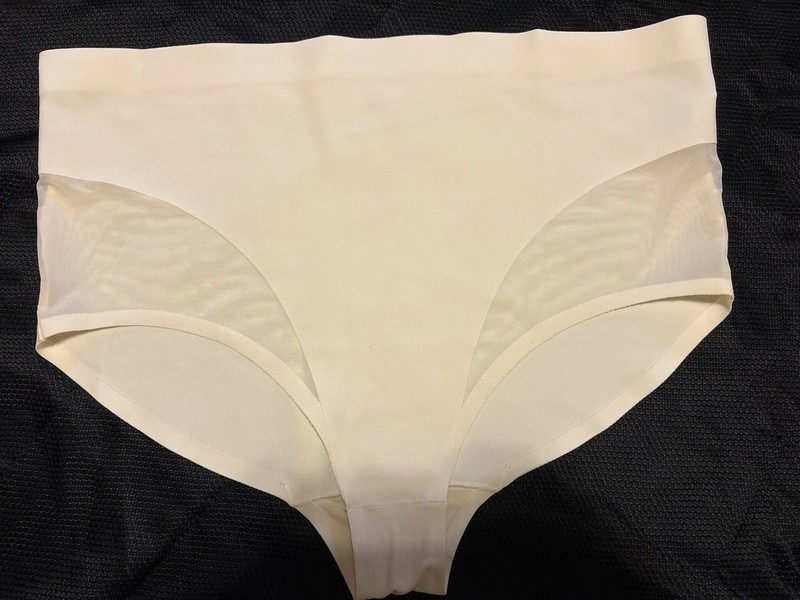Shapermint Essentials Women's Hipster Panties 3XL Plus white Stretch Blend
