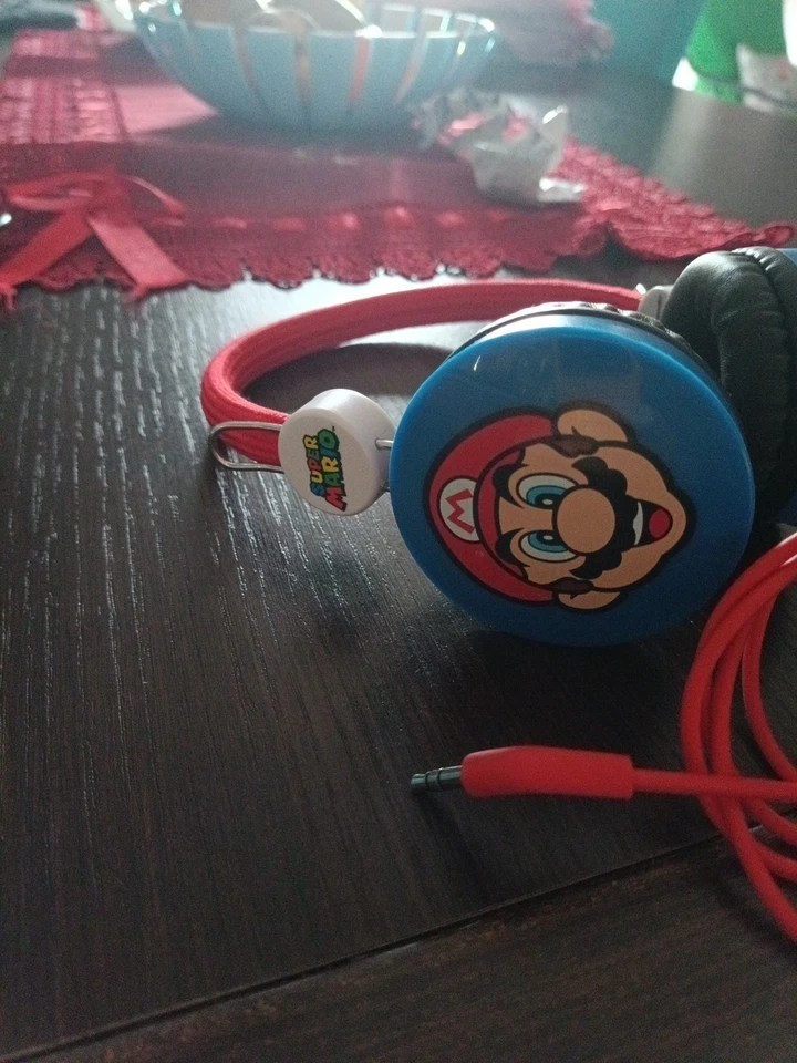 Cuffie Per Bambino Nintendo Switch A Tema Super Mario - Immagine 2 di 3