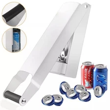 Aluminum Can Compactor 16OZ Metal Can Crusher Heavy-Duty Wall-Mounted White HOT`