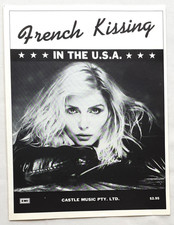 Debbie Harry - French Kissin' In The USA - 1986 Australian Sheet Music - Scarce! Debbie Harry - French Kissin' In The USA - 1986 Australian Sheet Music - Scarce!