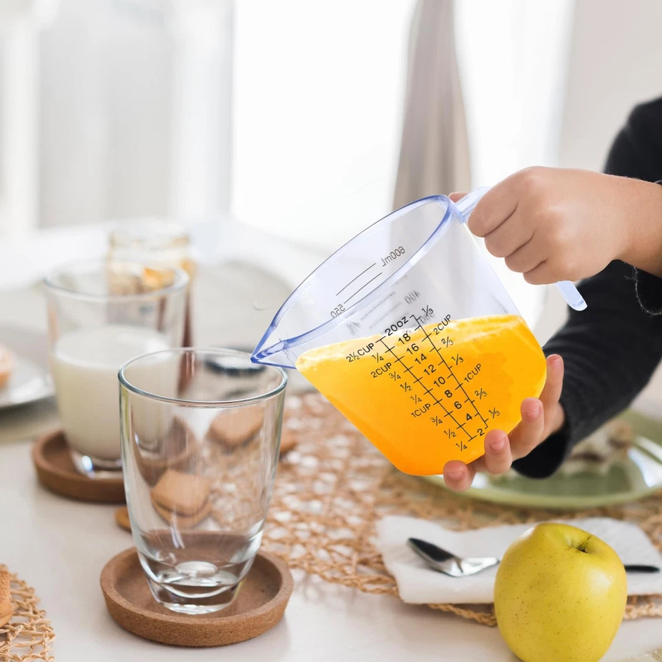 7x Stainless Steel Measuring Cups with 6x Measure Spoons Set,4x Plastic liqui... - Image 4 of 4