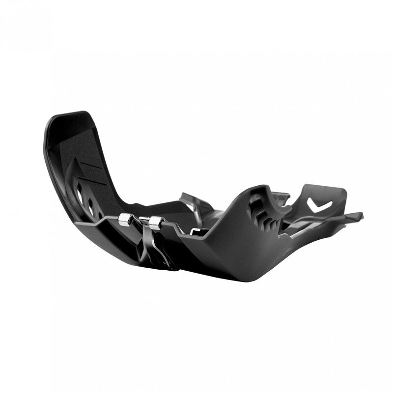Protection moteur noire Polisport sabot de protection pour moto enduro