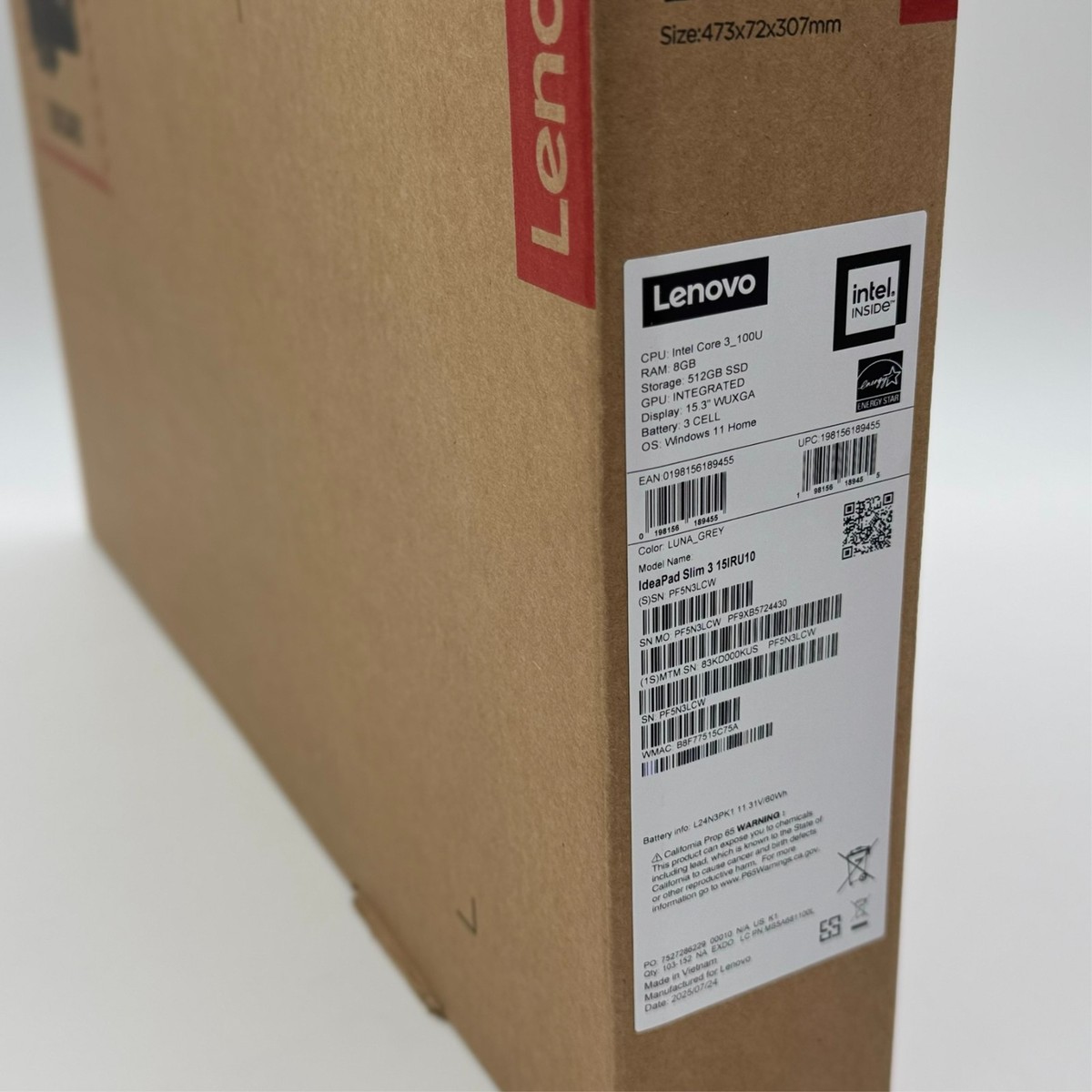 Lenovo IdeaPad Slim 3i 15.3