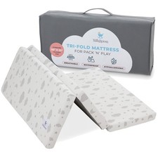 Portable Pack and Play Mattress Soft Foam Pad Waterproof