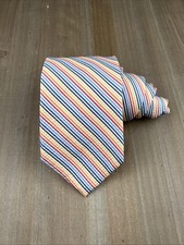 BROOKS BROTHERS Makers Tie Designer Striped W3.75xL58 Made in USA Luxury