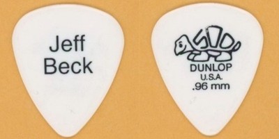 Jeff Beck 2010 Emotion & Commotion concert tour band Guitar Pick
