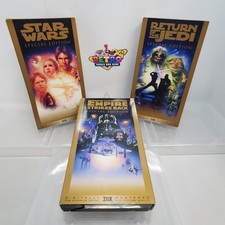 Star Wars Trilogy VHS VCR Tapes Movie Classic Collection Special Edition THX