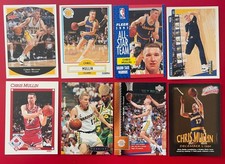 Chris Mullin - 8 Card Lot - Modern NBA Basketball Warriors St. John's HOF (f)