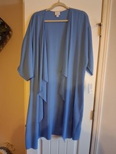 lularoe shirley Kimono Cardigan large Solid Blue