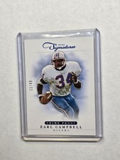EARL CAMPBELL 2012 Panini Prime Signatures PRIME PROOF BLUE #ED 11/49 SP!HOF!
