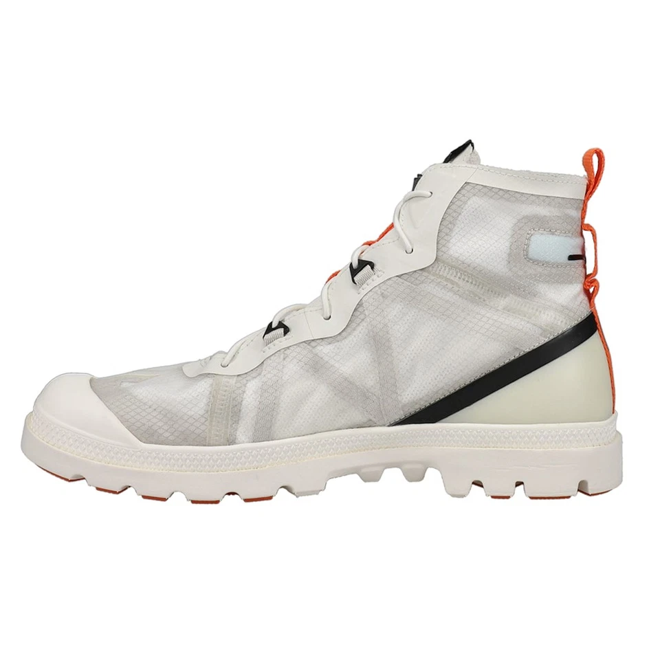 Botas informales blancas Palladium Travel Lite Plus Adv punta redonda con cordones para hombre 77373- Foto 3 de 4