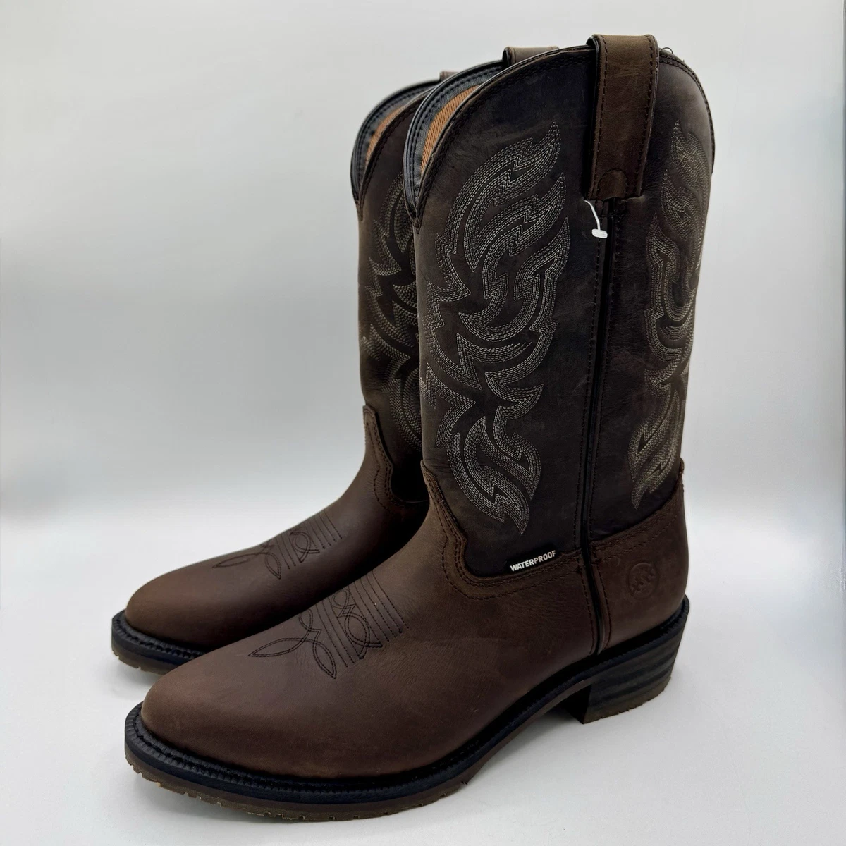Double-H Boots with Upper Leather Brown Boots for Men for 