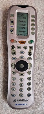 AUTOMATOR URC-200 Universal Remote Control LCD Screen Backlight AV System IR RF