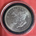 1985 One Troy Ounce .999 Fine Silver, Liberty Head Bullion, Trade Silver