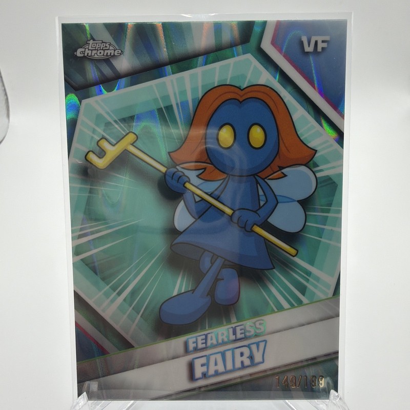 2026 Topps Chrome VeeFriends Fearless Fairy Aqua Raywave 149/199 #2