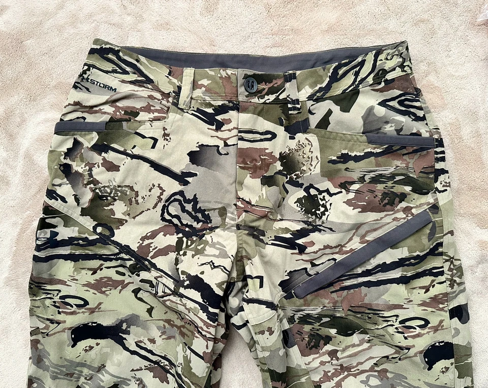 Under Armour STORM Barren Camo Tactical Hunting Cargo Pant Men 34x40 - Image 2 of 4