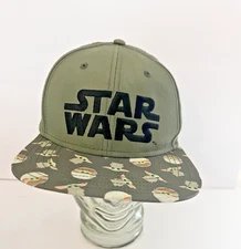 Bioworld Star Wars Hat Officially Licensed Mandalorian Baby Yoda Snapback Men