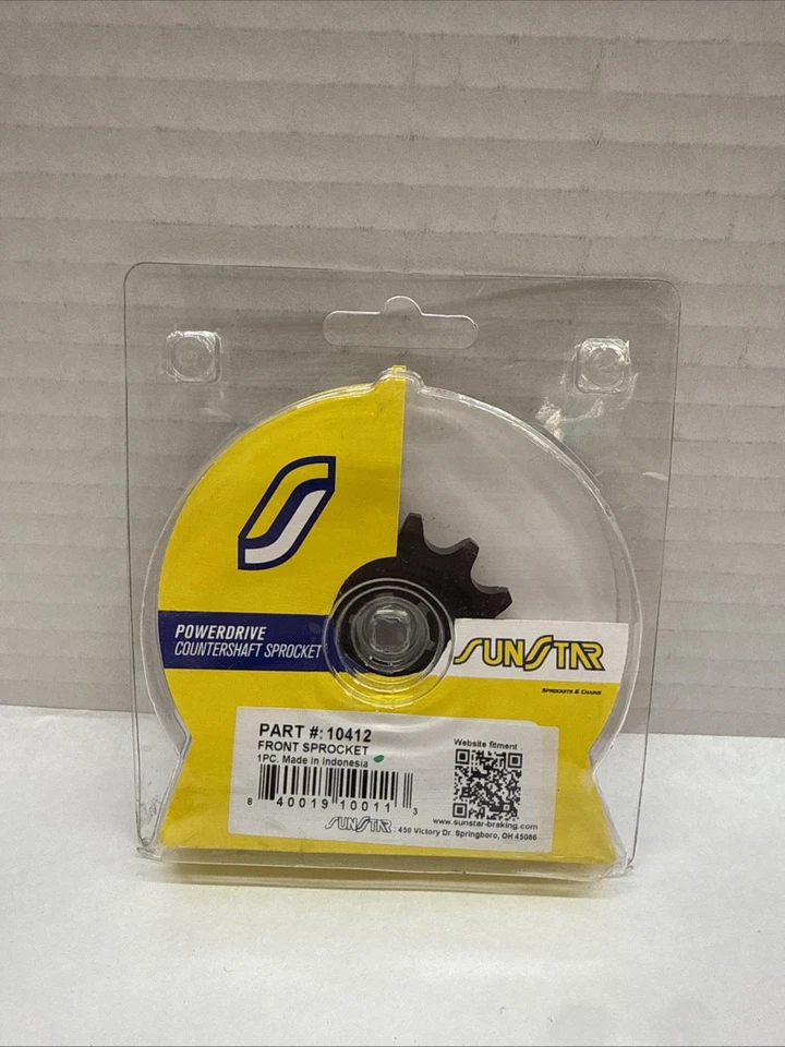 Sunstar 10412 前链轮 12T-420 川崎/铃木/雅马哈 — 第 2/2 张图片