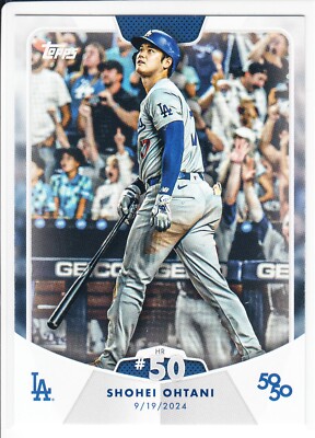 2024 Topps Shohei Ohtani 50/50 Base Cards You Pick Complete Your 