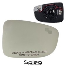 Side Mirror Glass For 14-16 Mazda 3 With Blind Spot Heated Right Passenger Side