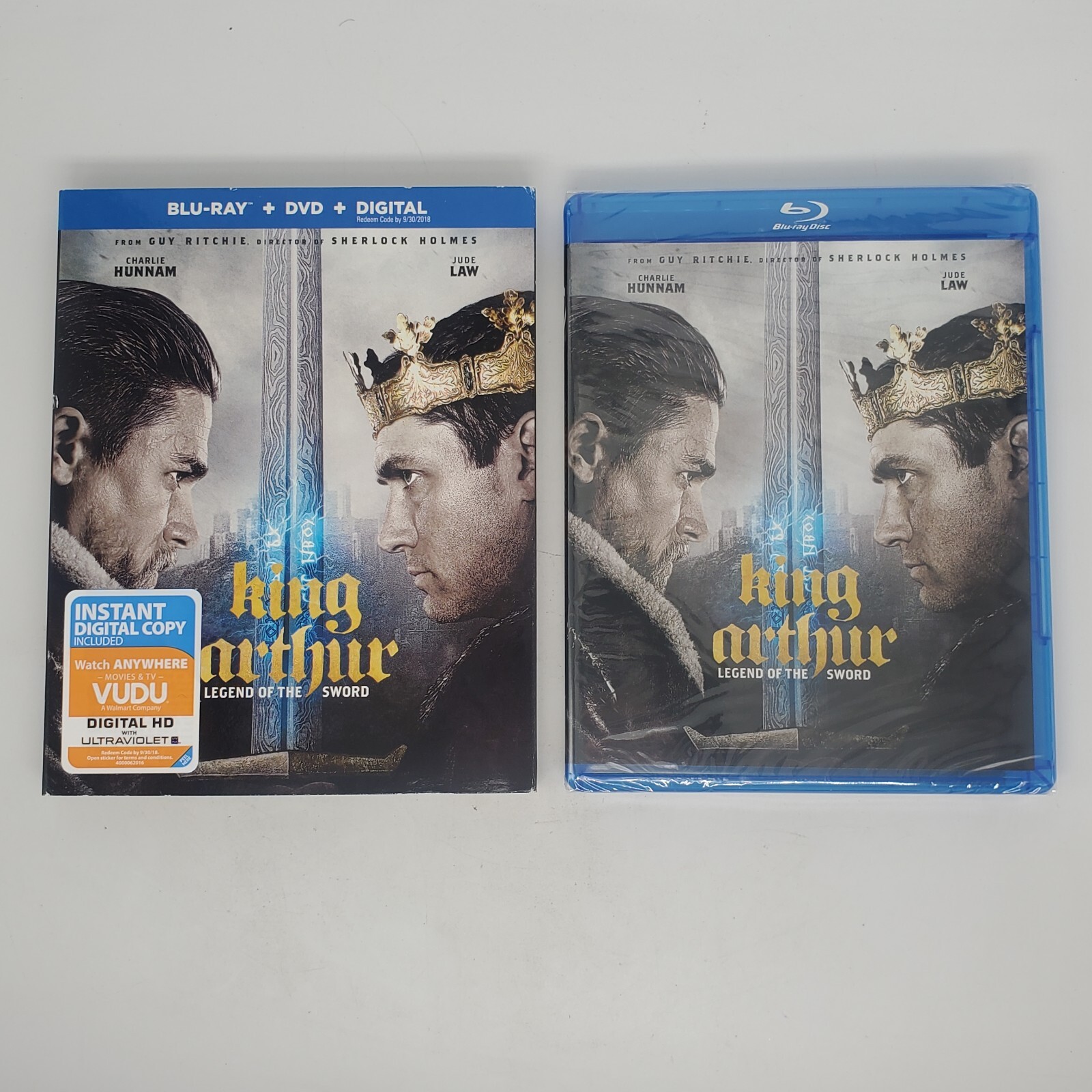 King Arthur Legend of the Sword Blu-ray 2017 New And Factory Sealed w Slip Cover