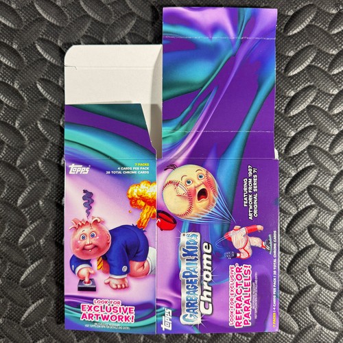 CUBO DE BASURA NIÑOS 2025 CROMO 7ª Serie 7 CAJA VACÍA BLÁSTER TOPPS - Imagen 2 de 2