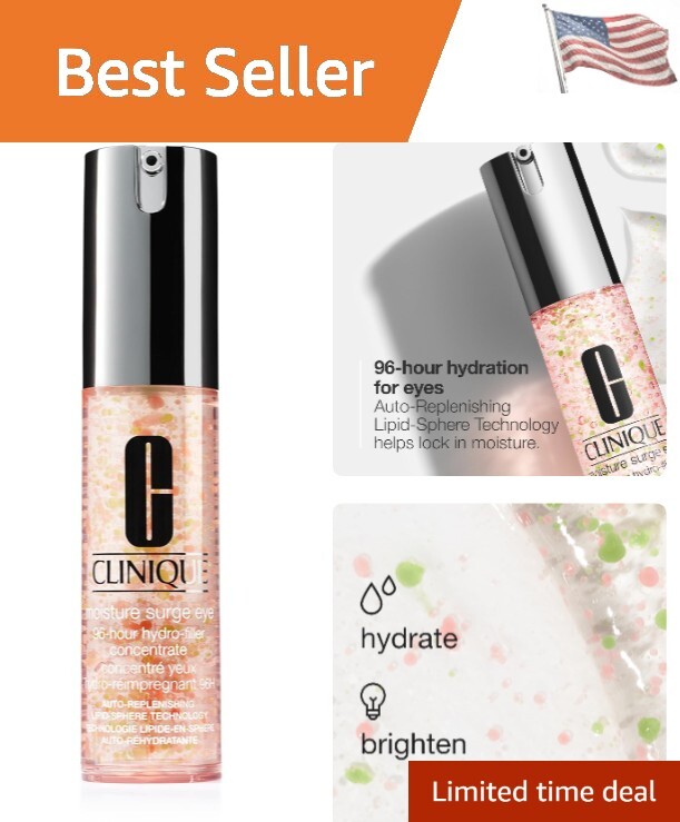 Travel Size Hydrating Eye Hydro-Filler Concentrate for Youthful Radiance 0.5 Fl Oz